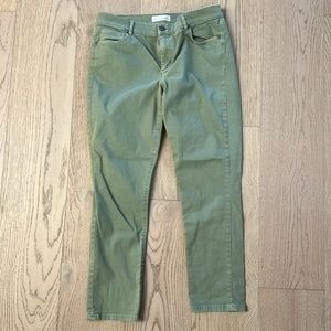 Ann Taylor LOFT - Curvy Skinny Crop Jeans